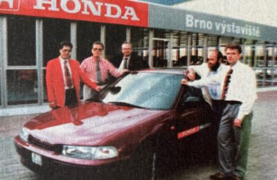 Otevření brněnského autosalonu HONDA (1994)